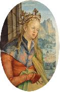 Hans von Kulmbach Saint Catherine of Alexandria. Sweden oil painting artist
